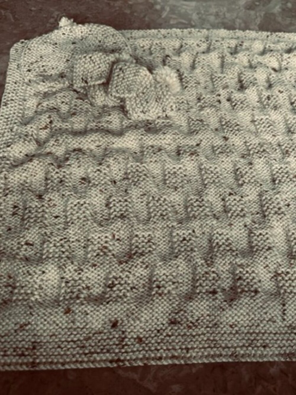 Newborn Hand Knitted Baby Blanket Set